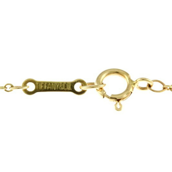 Tiffany Bean Necklace Gold